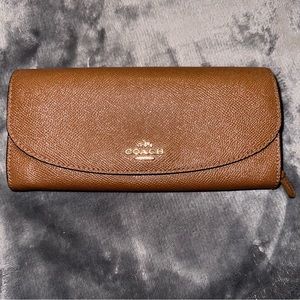 Coach Brown Envelope Wallet